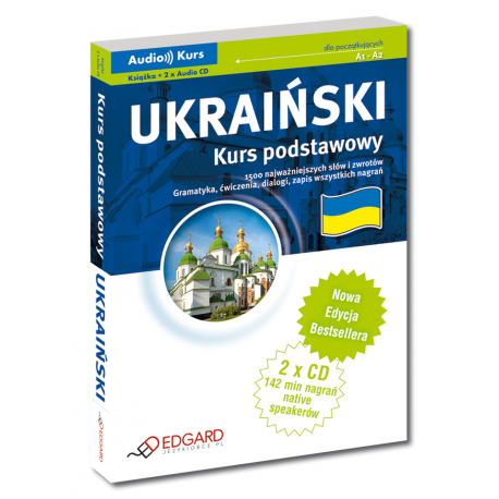 Ukraiński Kurs podstawowy - Nowa Edycja (Książka + 2 x Audio CD)