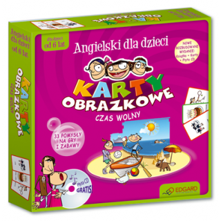Angielski dla dzieci Karty obrazkowe Czas wolny (od 6 lat) (104 ilustrowane karty + poradnik + płyta CD) Angielski dla dzieci Karty obrazkowe Czas wolny (od 6 lat) (104 ilustrowane karty + poradnik + płyta CD)