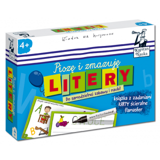 Kapitan Nauka - Litery. Piszę i zmazuję Kapitan Nauka - Litery. Piszę i zmazuję