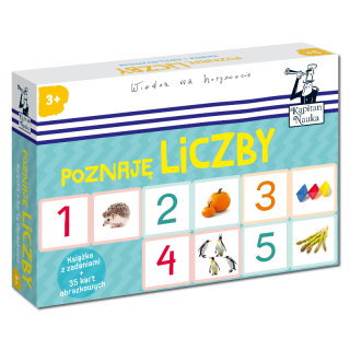 Kapitan Nauka. Poznaję Liczby (książka + karty obrazkowe) Kapitan Nauka. Poznaję Liczby (książka + karty obrazkowe)
