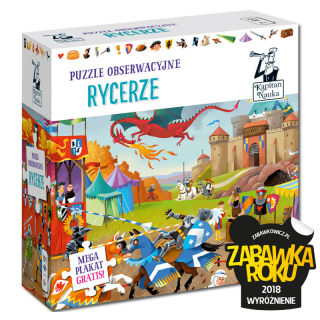 Kapitan Nauka. Puzzle obserwacyjne Rycerze 6 + Kapitan Nauka. Puzzle obserwacyjne Rycerze 6 +