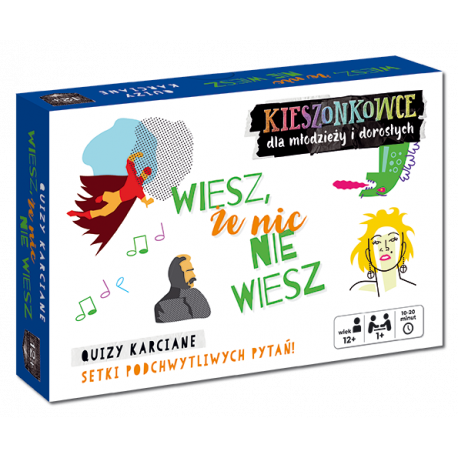 Kieszonkowce quizowe Wiesz, że nic nie wiesz (12+) Kieszonkowce quizowe Wiesz, że nic nie wiesz (12+)