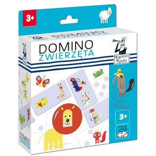 Kapitan Nauka. Domino obrazkowe Zwierzęta 3+ Kapitan Nauka. Domino obrazkowe Zwierzęta 3+