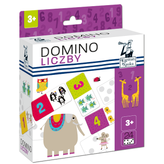 Kapitan Nauka. Domino obrazkowe Liczby 3+ Kapitan Nauka. Domino obrazkowe Liczby 3+