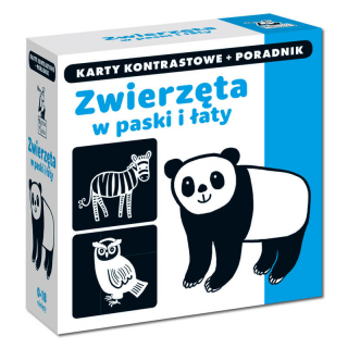 Karty kontrastowe. Zwierzęta w paski i łaty