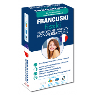 FRANCUSKI fiszki Praktyczne zwroty konwersacyjne (500 fiszek + program i nagrania do pobrania) FRANCUSKI fiszki Praktyczne zwroty konwersacyjne (500 fiszek + program i nagrania do pobrania)