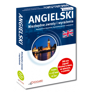 ANGIELSKI Niezbędne zwroty i wyrażenia PAKIET Repetytorium leksykalne (Książka + 4 x CD Audio+ CD mp3) ANGIELSKI Niezbędne zwroty i wyrażenia PAKIET Repetytorium leksykalne (Książka + 4 x CD Audio+ CD mp3)