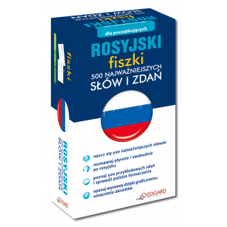 Rosyjski fiszki 500 najważniejszych słów i zdań (500 fiszek + instrukcja) Rosyjski fiszki 500 najważniejszych słów i zdań (500 fiszek + instrukcja)