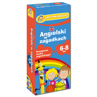 Kapitan Nauka Karty obrazkowe Angielski w zagadkach 6-8 lat (Książeczka z kartami obrazkowymi) Kapitan Nauka Karty obrazkowe Angielski w zagadkach 6-8 lat (Książeczka z kartami obrazkowymi)