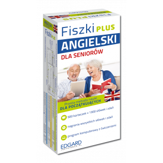 Fiszki PLUS Angielski dla seniorów (500 fiszek + program i nagrania do pobrania + kolorowe przegródki + etui) Fiszki PLUS Angielski dla seniorów (500 fiszek + program i nagrania do pobrania + kolorowe przegródki + etui)